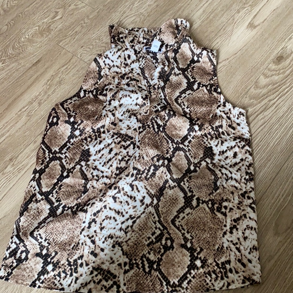 Snake pattern medium size dress tank top